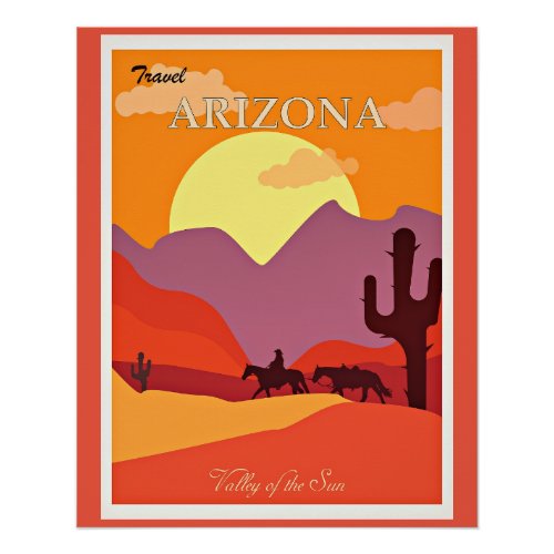 Arizona Valley of the Sun Poster