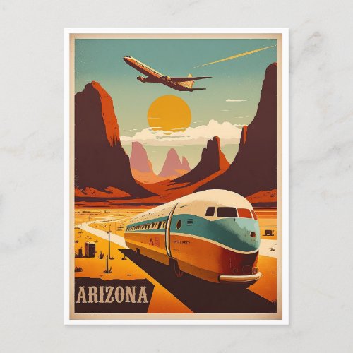 Arizona Vintage Postcard