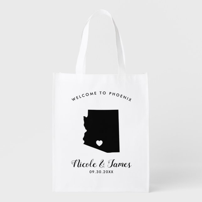 Arizona Wedding Welcome Bag for Hotel Guests (Front)