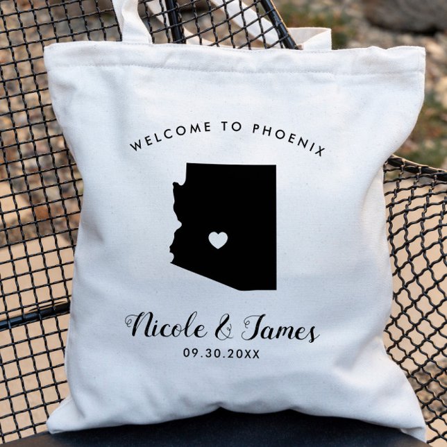 Arizona Wedding Welcome Bag, Hotel Guest Tote Bag (Creator Uploaded)