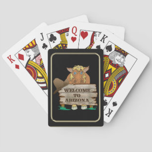 Arizona Welcome Sign Playing Cards
