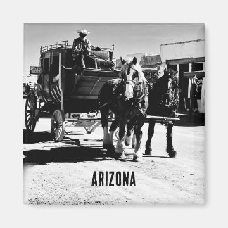 Arizona western horse carriage  magnet
