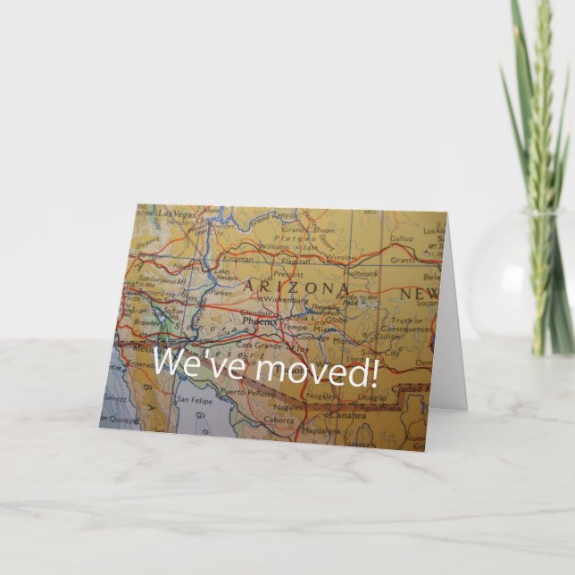 Arizona We've Moved address announcement (Front)