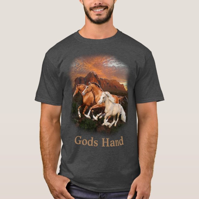 Arizona Wild horses T-Shirt (Front)