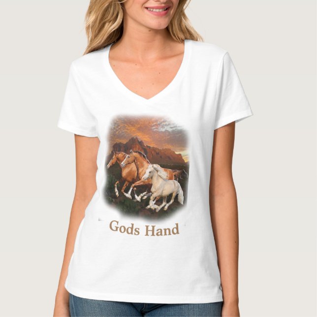 Arizona Wild horses T-Shirt (Front)