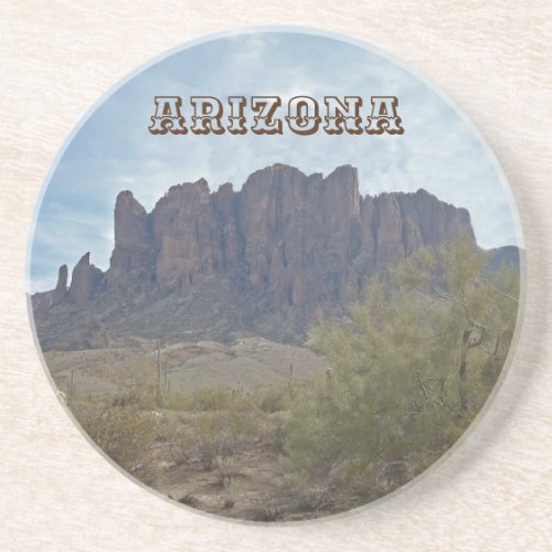 Arizona Wilderness Mountain Photo Desert Landscape Coaster