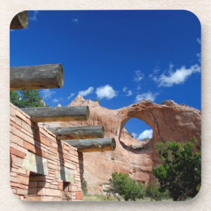 Arizona, Window Rock. Capital of the Navajo Beverage Coaster