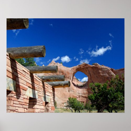 Arizona Window Rock Capital of the Navajo Poster