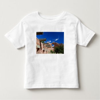 Arizona  Window Rock. Capital Of The Navajo Toddler T-shirt by takemeaway at Zazzle