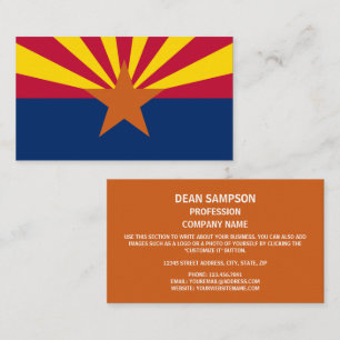 Arizonan Flag, Flag of Arizona Business Card