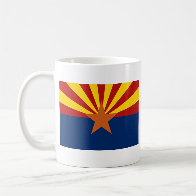Arizonan Flag + Map Mug (Left)