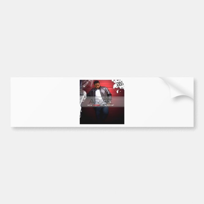 Arjae Matthews Style 3 Music Merch Bumper Sticker