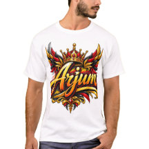 Arjun Royal Crown Wings Typography