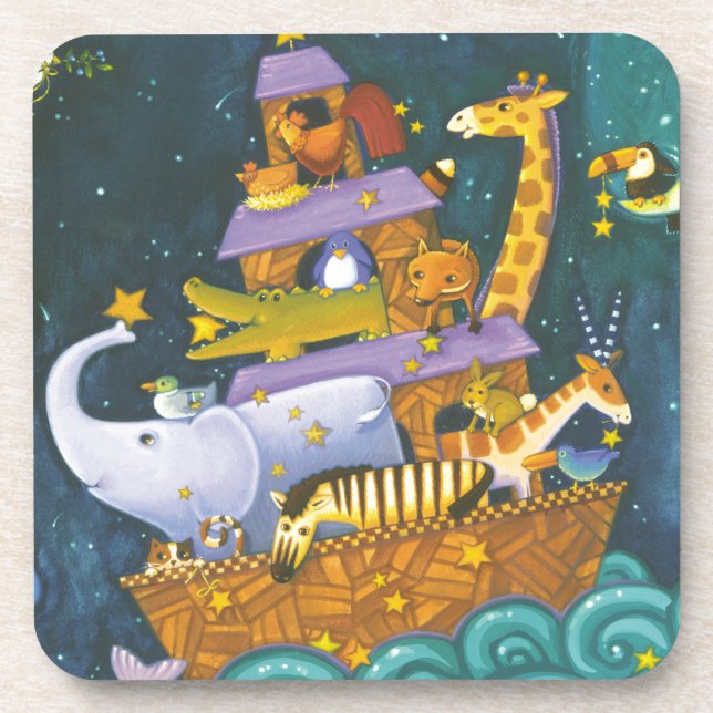 Ark At Night Drink Coaster (Front)
