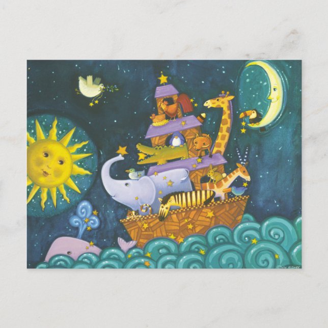 Ark At Night Postcard (Front)