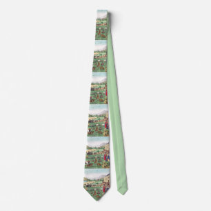 Ark of Noah with animals Neck Tie