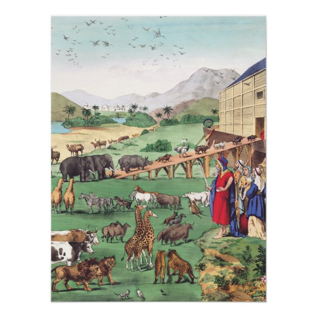 Ark of Noah with animals Poster (Front)