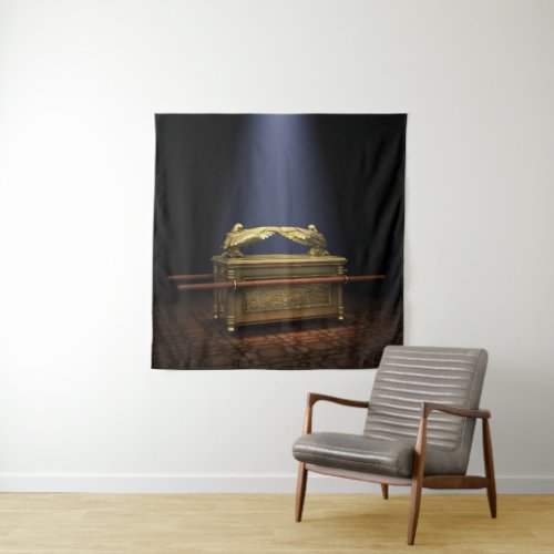 Ark of the Covenant Square Wall Tapestry