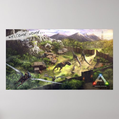 Ark survival evolved  poster