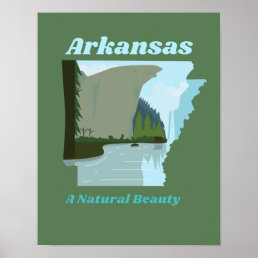 Arkansas: A Natural Beauty Poster