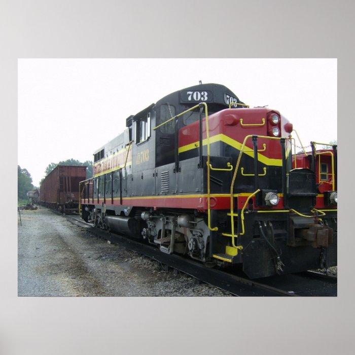 Arkansas and Midland Railroad Locomotive Posters