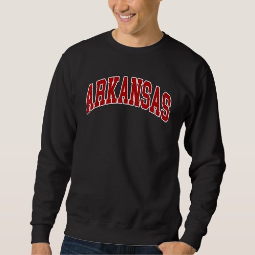 Arkansas  AR  Throwback  Classic Sweatshirt