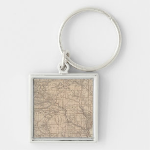 Arkansas Atlas Map Keychain