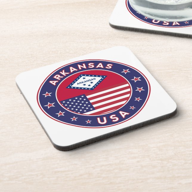 Arkansas Beverage Coaster (Left Side)