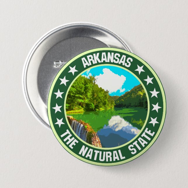 Arkansas Button (Front & Back)
