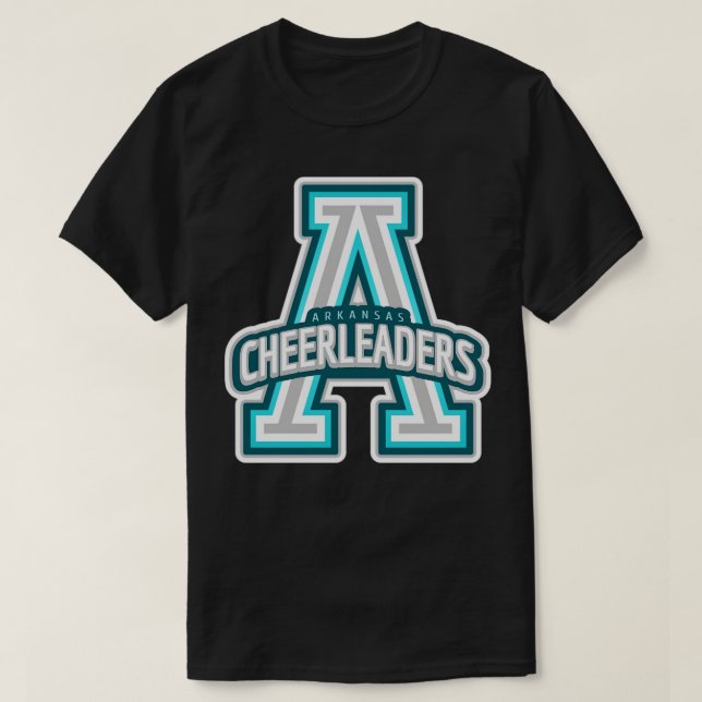 Arkansas Cheerleader T-Shirt (Design Front)