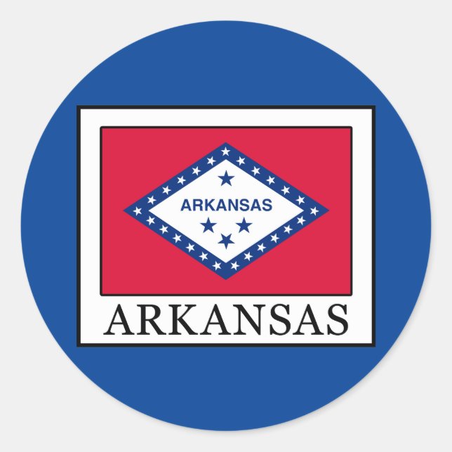 Arkansas Classic Round Sticker (Front)