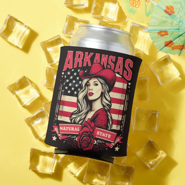 Arkansas Cowgirl Can Cooler (In Situ Summer)
