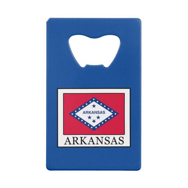 Arkansas Credit Card Bottle Opener (Front)