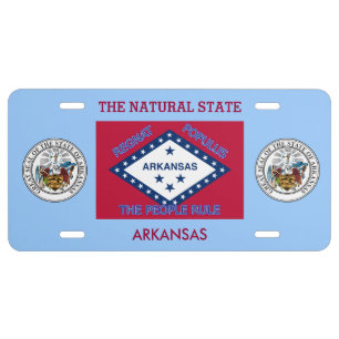 Arkansas Custom Front License Plate