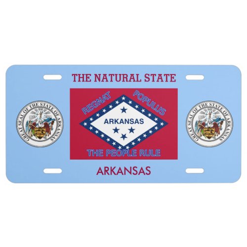Arkansas Custom Front License Plate