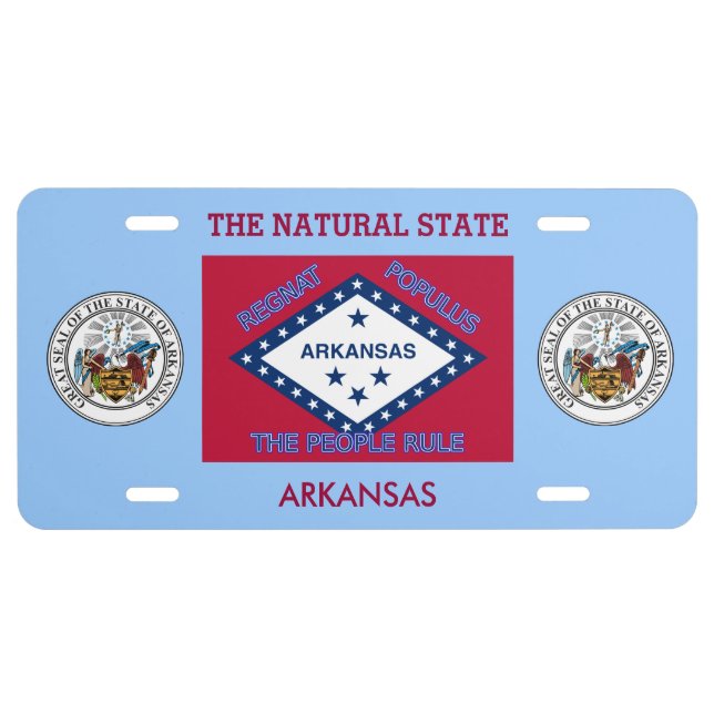 Arkansas Custom Front License Plate (Front)
