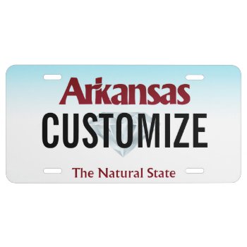 Arkansas Custom License Plate by StargazerDesigns at Zazzle