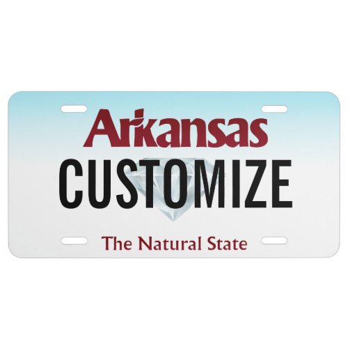 Arkansas Custom License Plate