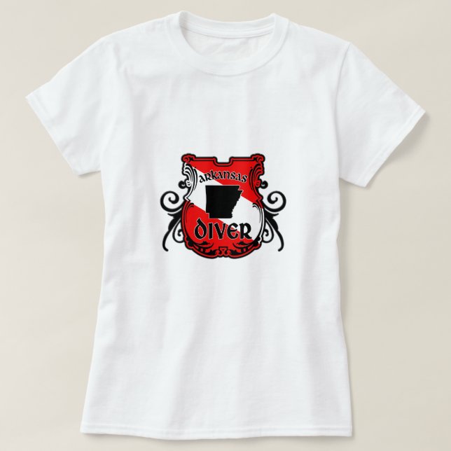 Arkansas Diver T-Shirt (Design Front)