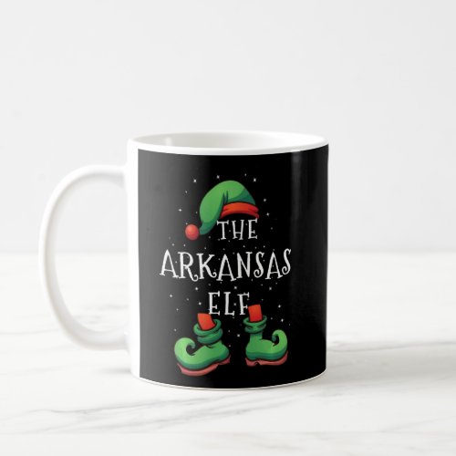 Arkansas Elf Funny Matching Family Christmas Pajam Coffee Mug