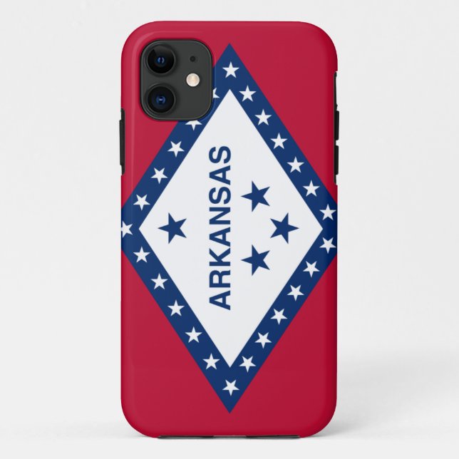 Arkansas Flag Case-Mate iPhone Case (Back)