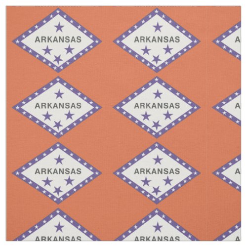 ARKANSAS Flag Fabric