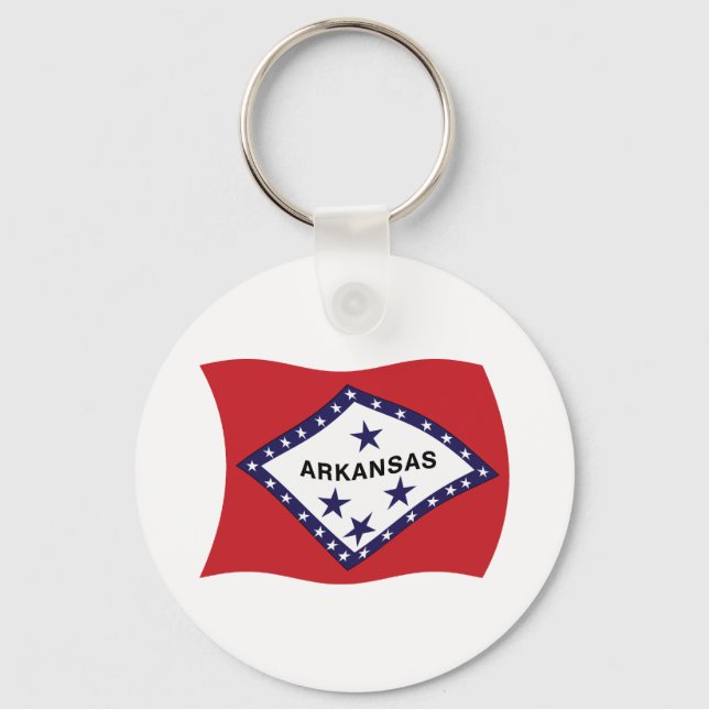 Arkansas Flag Keychain (Front)