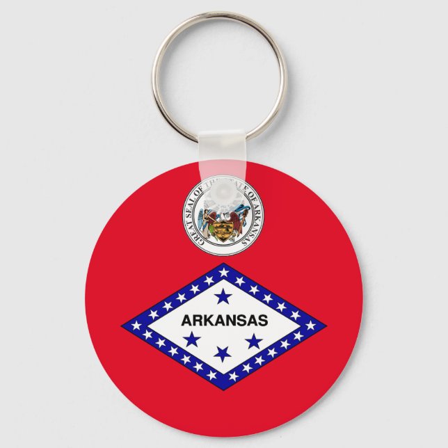 Arkansas flag keychain (Front)