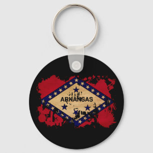 Arkansas Flag Keychain