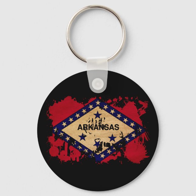 Arkansas Flag Keychain (Front)
