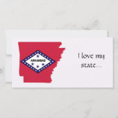 Arkansas Flag Map (Front)