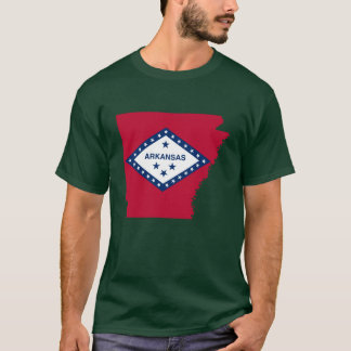 Arkansas flag map T-Shirt