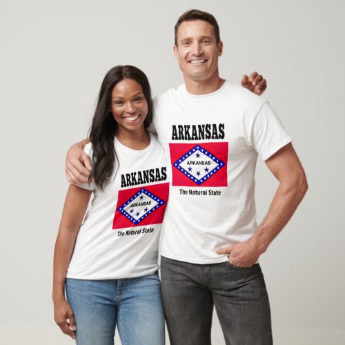 Arkansas flag The Natural State T_Shirt