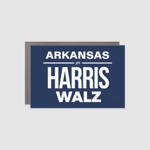 Arkansas for Harris Walz Car Magnet